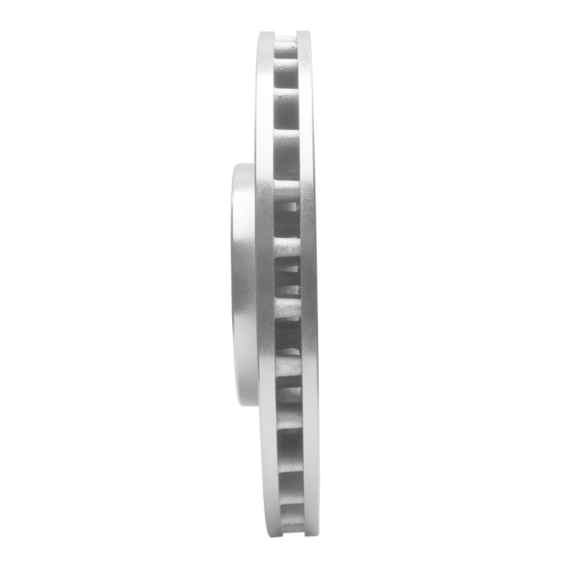 Volvo V70 Brake Rotor (1) - Front Left - R1 Concepts - Drilled & Slotted - Silver - `04-`07